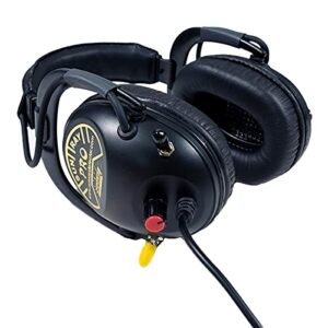 sun ray pro gold headphones for metal detectors with extra switch mode for minelab ctx metal detector
