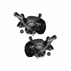 ortus uni front steering knuckle & wheel bearing hub assembly pair fits 2.4l kn798400pr
