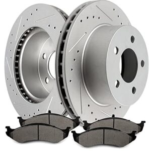 ortus uni front ceramic brake pads and rotors e80399701cp