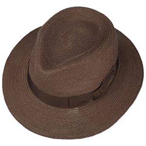 Stetson Uni Hemp Traveller Straw Hat Women/Men Brown 7-7 1/8