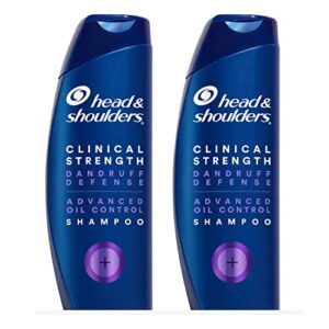 head & shoulders clinical strength dandruff shampoo twin pack, advanced oil control with refreshing citrus, 13.5 oz each