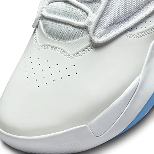 Men's Jordan Max Aura 4 (White UNI Blue Black, us_Footwear_Size_System, Adult, Men, Numeric, Medium, Numeric_9)