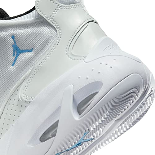 Men's Jordan Max Aura 4 (White UNI Blue Black, us_Footwear_Size_System, Adult, Men, Numeric, Medium, Numeric_9)