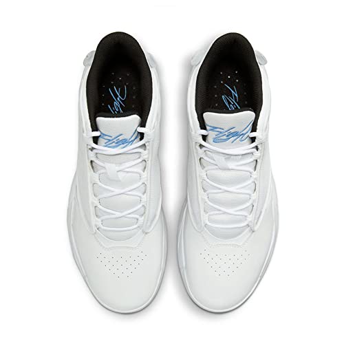 Men's Jordan Max Aura 4 (White UNI Blue Black, us_Footwear_Size_System, Adult, Men, Numeric, Medium, Numeric_9)