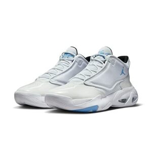 Men's Jordan Max Aura 4 (White UNI Blue Black, us_Footwear_Size_System, Adult, Men, Numeric, Medium, Numeric_9)