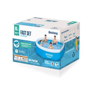 Fast Set 10' x 30" Above Ground Pool Set, Blue