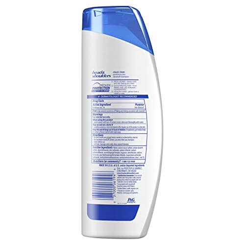 Head and Shoulders Classic Clean Daily-Use Anti-Dandruff Shampoo, 13.5 fl oz