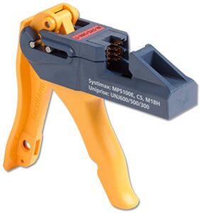 fluke networks jr-sys-uni-1 jackrapid punch down tool for systimax mps100e, c5, m1bh, & uniprise unj600/500/300