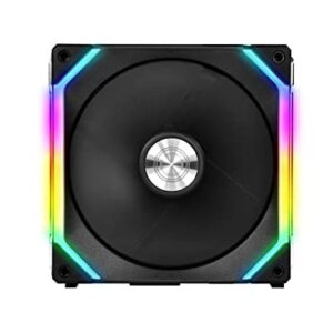 Lian Li UNI Fan SL140 RGB x1 140mm Revolutionized Daisy-Chain ARGB Fan - Black