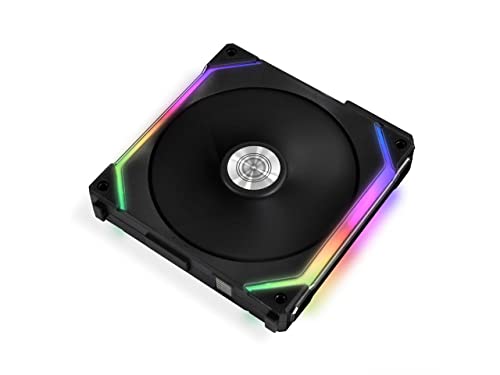 Lian Li UNI Fan SL140 RGB x1 140mm Revolutionized Daisy-Chain ARGB Fan - Black