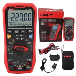 uni-t digital multimeter ut61e+ 22000 counting ac and dc current multimeter high-frequency response measurement can accurately measure changes in weak signals