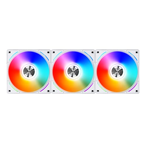 Lian Li UNI Fan AL AL120 RGB Daisy Chain ARGB 120mm UF-AL120-3W White x3