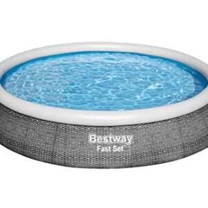 Bestway Fast Set 13' x 33" Round Inflatable Above Ground Pool Set | Includes 530gal Filter Pump