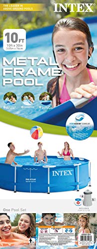 INTEX 28200EH 10ft x 30in Metal Frame Pool