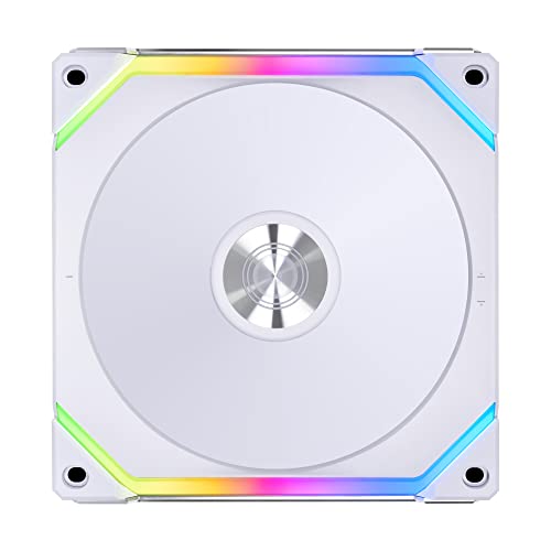 Lian Li UNI Fan SL V2 RGB Revolutionized Daisy-Chain ARGB Fan 140mm Single Pack White SL140V2-1W