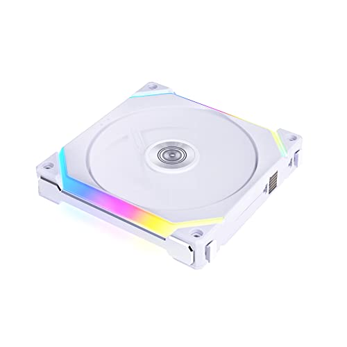 Lian Li UNI Fan SL V2 RGB Revolutionized Daisy-Chain ARGB Fan 140mm Single Pack White SL140V2-1W