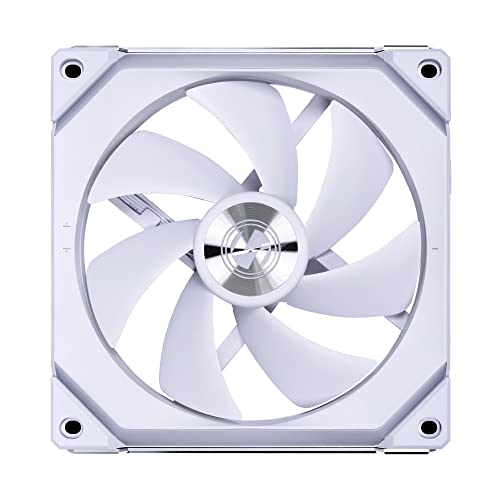 Lian Li UNI Fan SL V2 RGB Revolutionized Daisy-Chain ARGB Fan 140mm Single Pack White SL140V2-1W