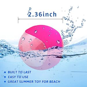 Guard Glasses Water Skipping Ball Summer Beach Ball 2-Pack Water Bouncing Balls Grip Ball for Beach Swimming Pool River Lake, Blue