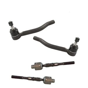 ortus uni 4pcs front inner & outer tie rod kit left & right sides fits 4090864484