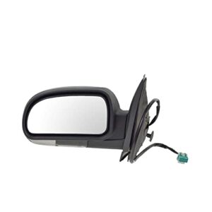 ortus uni power heated textured signal mirror left driver fits (plastic textured black)