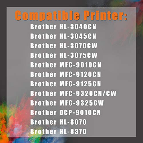 Black 1-Pack TN210BK Toner Cartridge Compatible for Brother Ink Cartridge Replacement for Brother HL-3040CN 3045CN 3070CW MFC-9010CN 9120CN DCP-9010CN Printers.