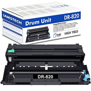 iamstech dr820 dr-820 drum unit compatible replacement for brother dr820 dr 820 for brother hl-l6200dw mfc-l5850dw mfc-l5900dw hl-l5100dn l5850dw l5200dw l5900dw l5700dw l6200dw printer 1 pack black
