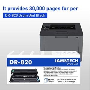 iamstech DR820 DR-820 Drum Unit Compatible Replacement for Brother DR820 DR 820 for Brother HL-L6200DW MFC-L5850DW MFC-L5900DW HL-L5100DN L5850DW L5200DW L5900DW L5700DW L6200DW Printer 1 Pack Black
