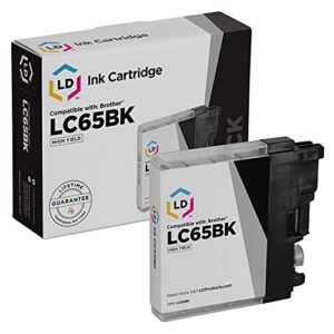ld © brother compatible lc65bk high yield black ink cartridge. (lc65 series) for use in the mfc-5890cn, mfc-5895cw, mfc-6490cw & mfc-6890cdw printers
