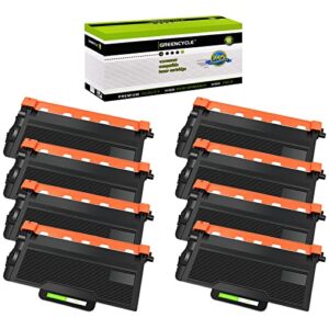 greencycle tn850 toner cartridge replacement compatible for brother dcp-l5500dn/l5600dn/l5650dn hl-l6200dw/l6200dwt/l5200dwt/l5200dw/l5100dn/l5000d mfc-l5850dw/l5900dw printer (black,8 pack)