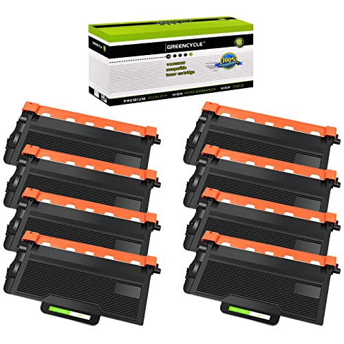 greencycle TN850 Toner Cartridge Replacement Compatible for Brother DCP-L5500DN/L5600DN/L5650DN HL-L6200DW/L6200DWT/L5200DWT/L5200DW/L5100DN/L5000D MFC-L5850DW/L5900DW Printer (Black,8 Pack)