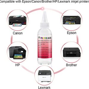 Printers Jack Printhead Cleaning Kit Nozzle Solution for Brother HP Officejet 8610 8600 8620 6600 5520 6500 6700 Canon Pro 10 Pro 100 MX922 Brother MG7120 MG6320 Inkjet Printers