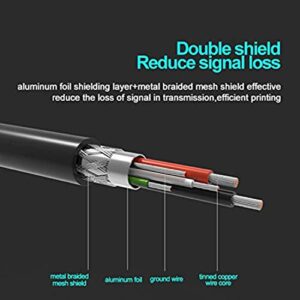 SupplySource USB Cable Cord Replacement for Brother DCP-7020 MFC-J460DW MFC-J480DW MFC-J485DW MFC-J6920DW