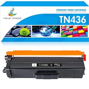true image compatible toner cartridge replacement for brother tn-436 tn436 toner hl-l8360cdw mfc-l8900cdw mfc-l9570cdw hl-l9310cdw hl-l8360cdwt ink printer (black,1-pack)