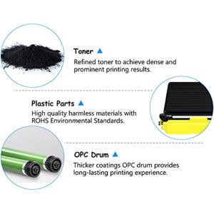 USUPERINK Compatible for Brother TN650 TN-650 DR620 DR-620 Work with MFC-8370 MFC-8480DN DCP-8080DN DCP-8085DN DCP-8050DN Printer (3 PK Black TN-650 Toner Cartridges, 1 PK DR-620 Drum Unit)