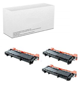 am-ink compatible toner cartridge replacement for brother tn630 tb-630 tn660 tn-660 high yield mfc-l2720dw mfc-l2740dw printer (3-pack)