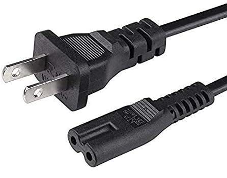 2 Prong Printer Power Cord/Printer Power Cable for Canon PIXMA MP160 And Many Different Other Model Canon HP,Lexmark,Dell,Brother,Epson.