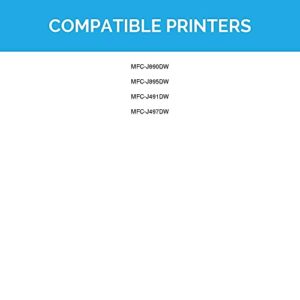 LD Compatible Ink Cartridge Replacements for Brother LC3013 High Yield (Cyan, Magenta, Yellow, 3-Pack)