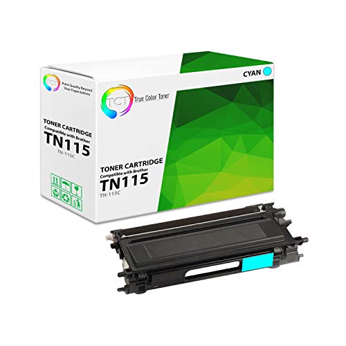 TCT Premium Compatible Toner Cartridge Replacement for Brother TN-115 TN115BK TN115C TN115M TN115Y Works with Brother HL-4040 4070, MFC-9440, DCP-9040 Printers (Black, Cyan, Magenta, Yellow) - 4 Pack