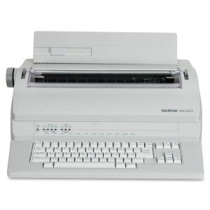 brother em-530 typewriter with dictionary