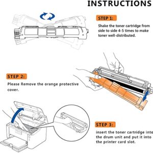 ALUMUINK TN760 TN-760 High Yield Toner Cartridge: Compatible Replacement for Brother TN 760 MFC-L2710DW L2750DW DCP-L2550DW HL-L2370DW Printer(TN7601PK, Up to 3,500 Pages)