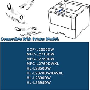 ALUMUINK TN760 TN-760 High Yield Toner Cartridge: Compatible Replacement for Brother TN 760 MFC-L2710DW L2750DW DCP-L2550DW HL-L2370DW Printer(TN7601PK, Up to 3,500 Pages)