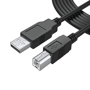 printer usb cable printer cord compatible for brother mfc-1910w,mfc-295cn,mfc-7240, mfc-7360n,mfc-7460dn,mfc-7860dw mfc-8510dn,mfc-8890dw,mfc-9320cw,mfc-9330cdw,mfc-9340cdw,fax-2840 (usb cable)