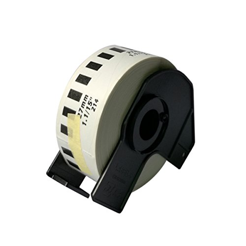 IDIK Replacement Labels Compatible with Brother DK-2214 Black on White Paper Label 12mm x 30.48m/roll Packed in Individual Printed Retail Box with Permanent Cartridge