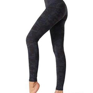 Dragon Fit Compression Yoga Pants Power Stretch Workout Leggings with High Waist Tummy Control (Small, Ankle-Camo)