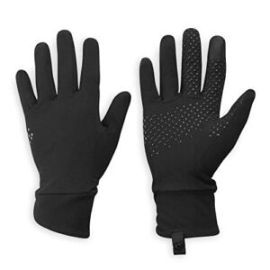 gaiam running gloves womens sports touchscreen compatible – warm winter running gear for women – walking, running, hiking, biking/cycling, workout, exercise/fitness (s/m)