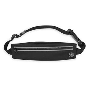 gaiam stash-it-belt running pack accessories storage belt bag for women and men – adjustable belt with moisture-wicking fabric – lightweight run belt for exercise & fitness, leisure and travel