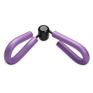 gaiam thigh toner – versatile workout equipment exerciser for toning hips, thighs, and glutes – durable, lightweight, and portable with padded handles