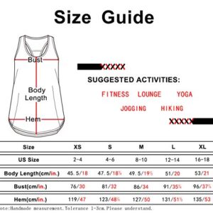 icyzone Workout Tank Tops for Women - Athletic Yoga Tops, Racerback Running Tank Top Loose Fit(Pack of 2) (S, Burgundy/Navy)