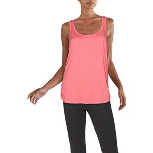 gaiam womens jane fitness workout tank top pink l