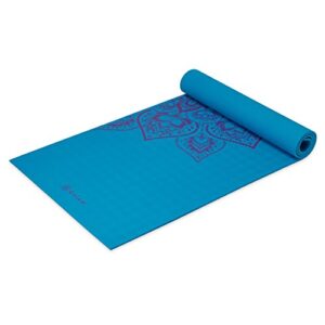 gaiam sol studio select sticky-grip yoga mat, mandala, 5mm